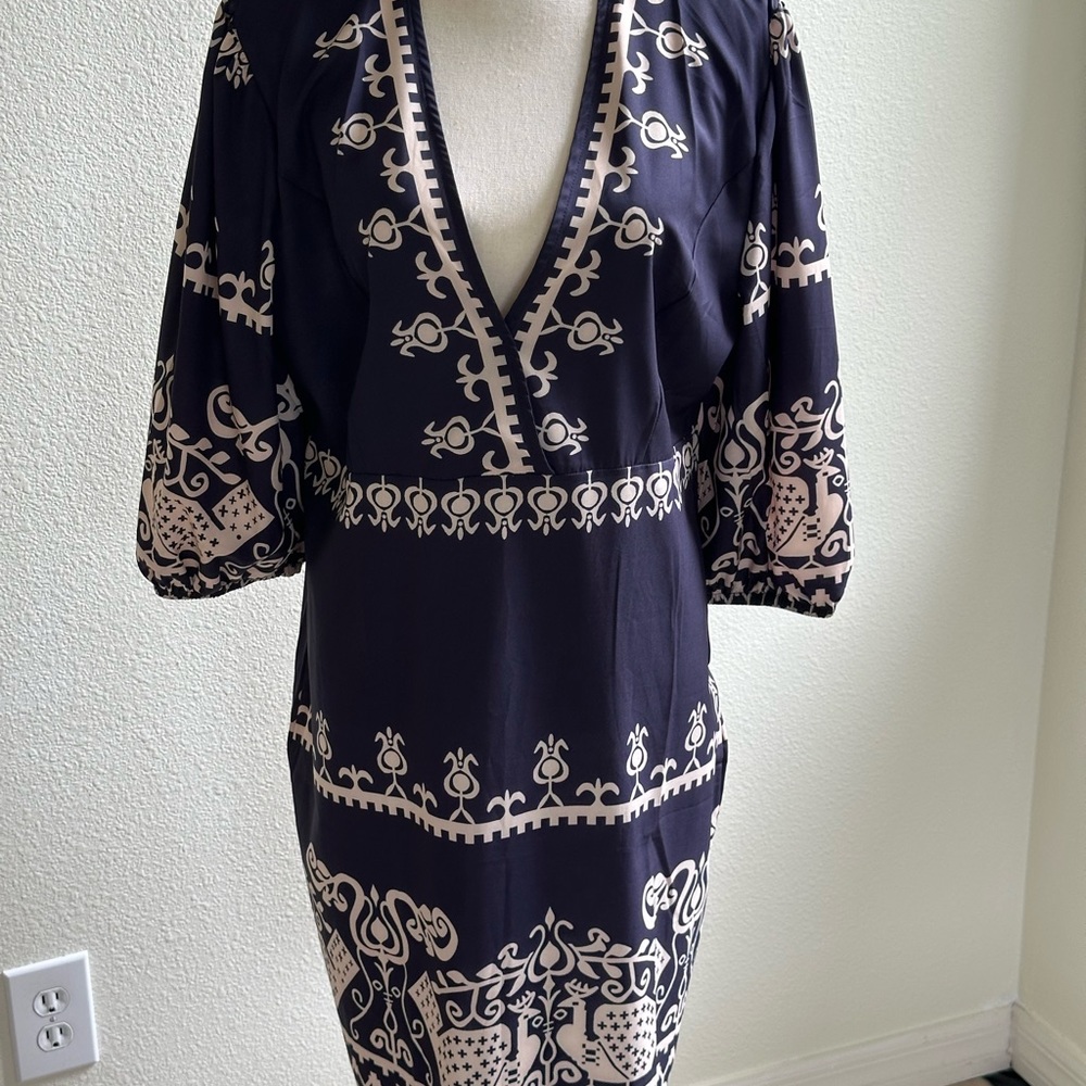 Printed dress- Size XXL